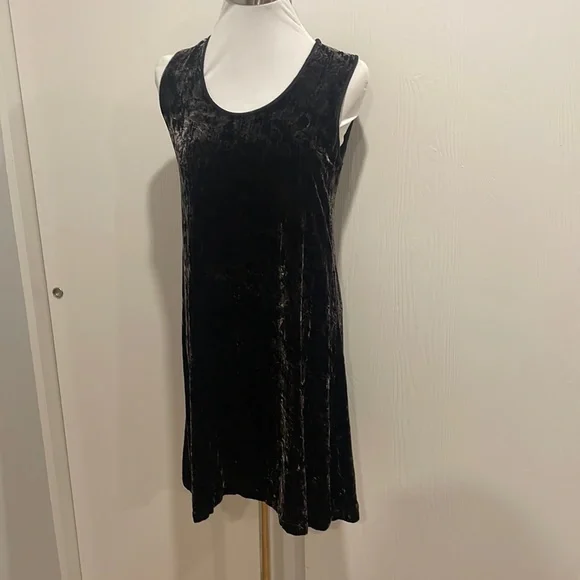 Eileen Fisher Velvet Sleeveless Shift Holiday perfect EUC XS - Picture 4 of 7
